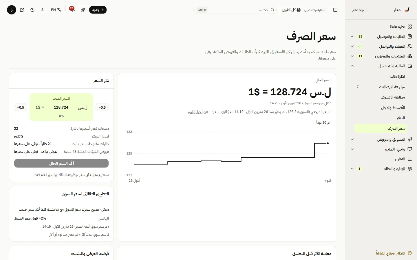 سعر الصرف: سعرك والسعر المرجعي